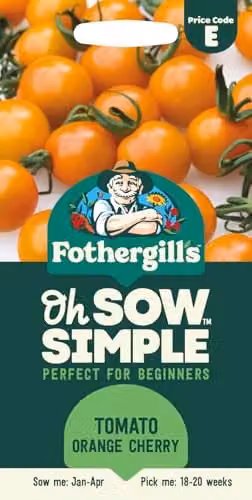 Mr Fothergill's Oh Sow Simple Orange Cherry Tomato Vegetable Seeds