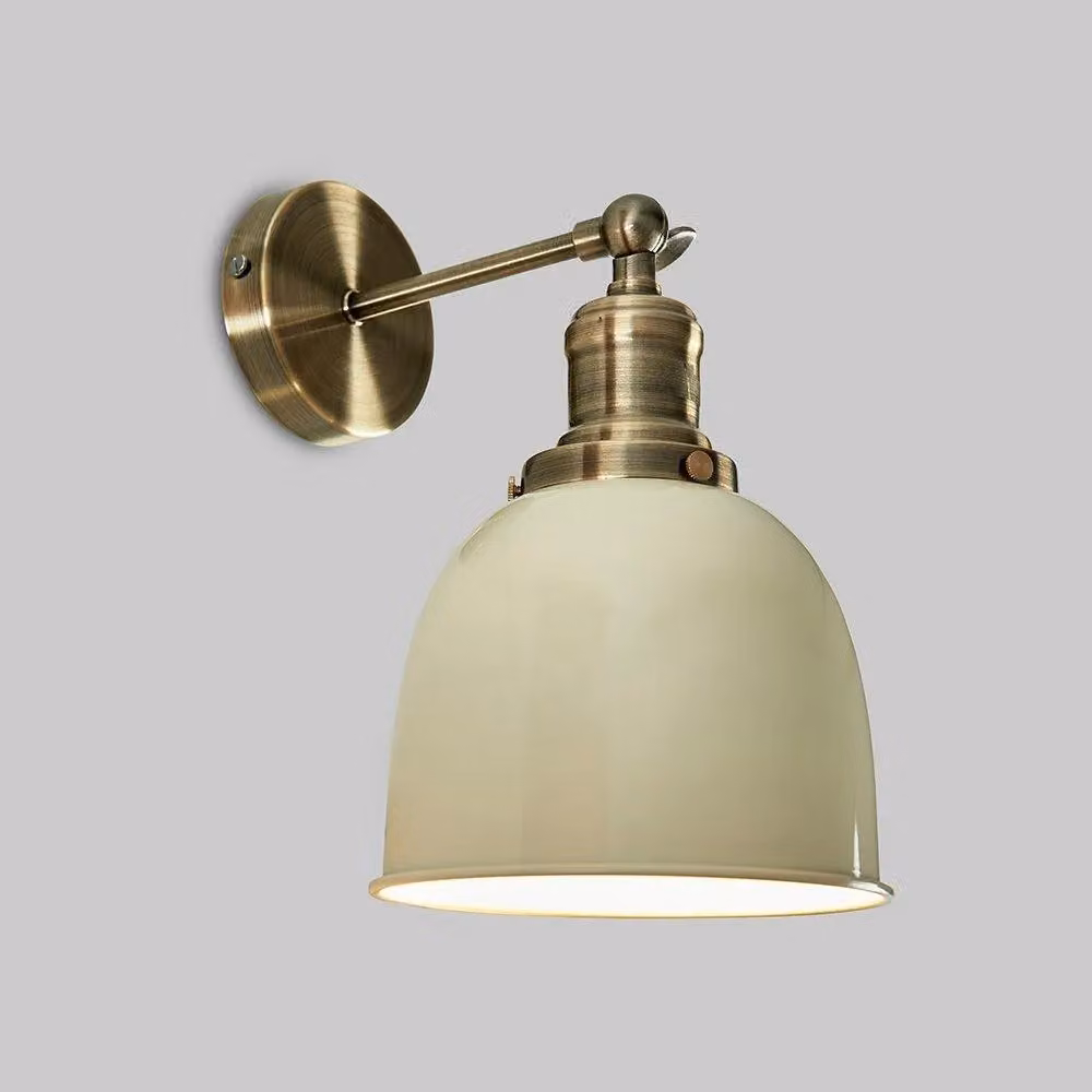 ValueLights Wihelm Pair of Gold Metal Adjustable Indoor Wall Lights – 2