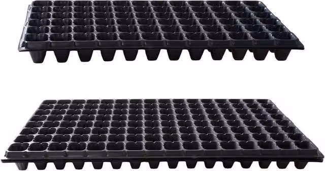 Kelvenix 72 Cell Root Trainer Tree Tray Planter in Black