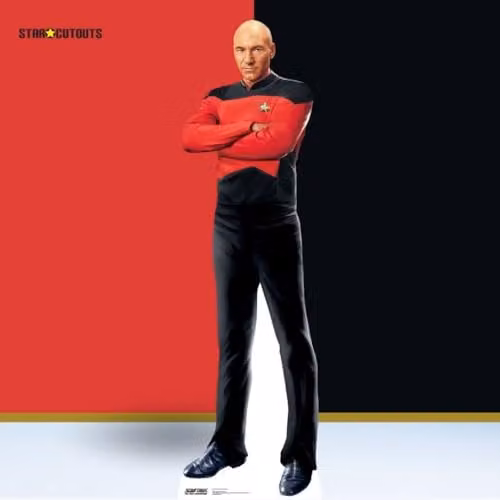 Star Cutouts Star Trek Captain Jean-Luc Picard Cardboard Cutout, Height: 176 cm – 4