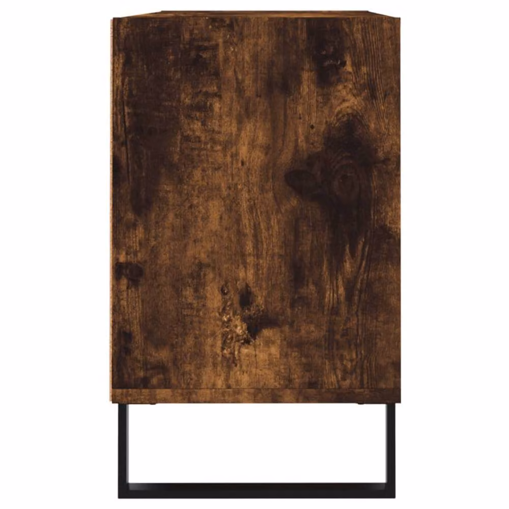 Berkfield Home Smoked Oak TV Cabinet in Brown, W/D/H: 103.5 x 30 x 50 cm – 4