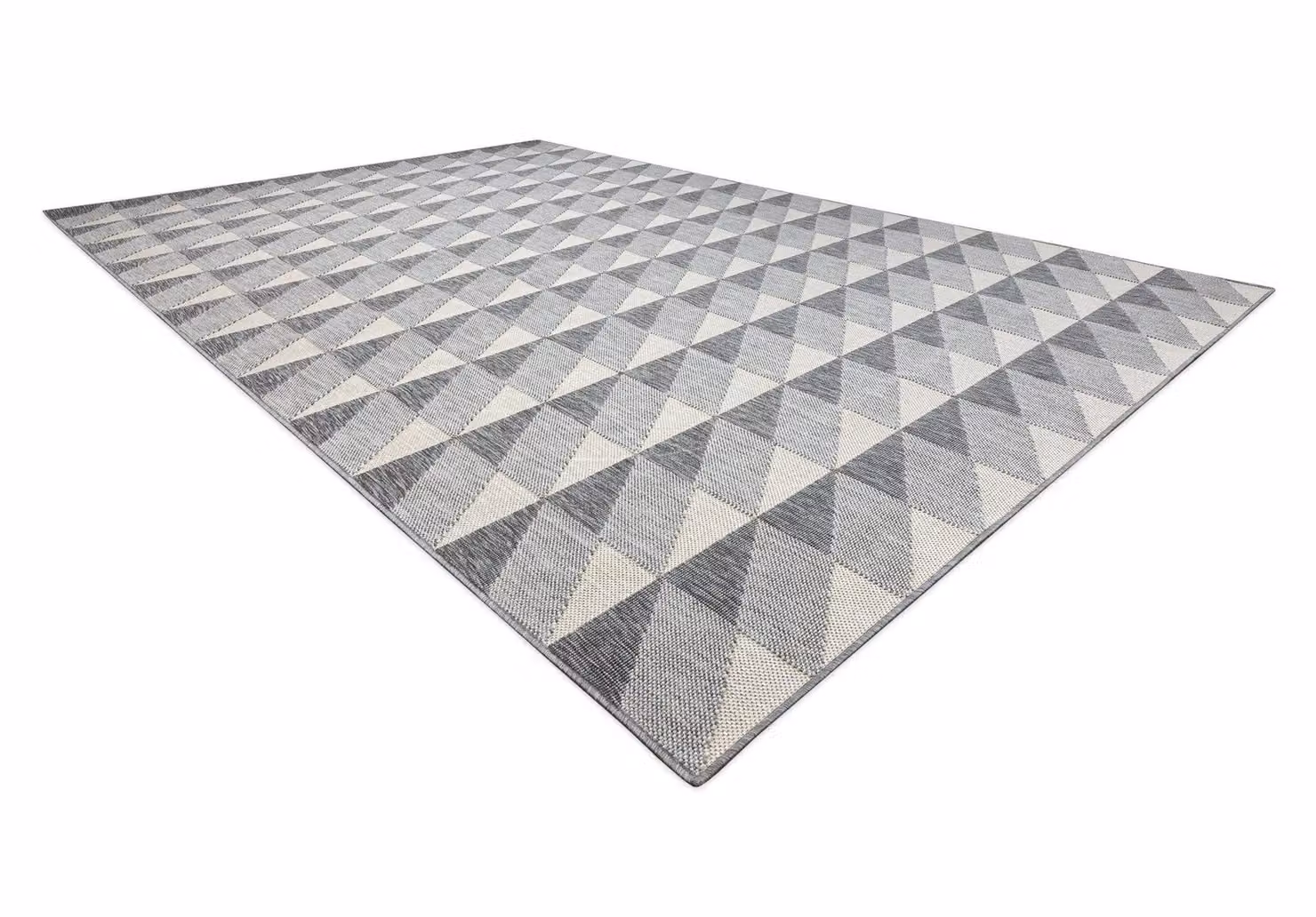 RugsX Grey Geometric Modern Rectangular Rug, W: 80 cm, D: 150 cm – 2