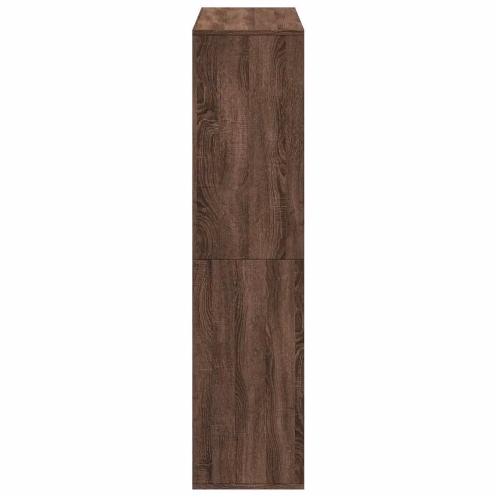 Berkfield Home Brown Oak Room Divider, W: 100 cm, D: 33 cm, H: 135 cm – 4