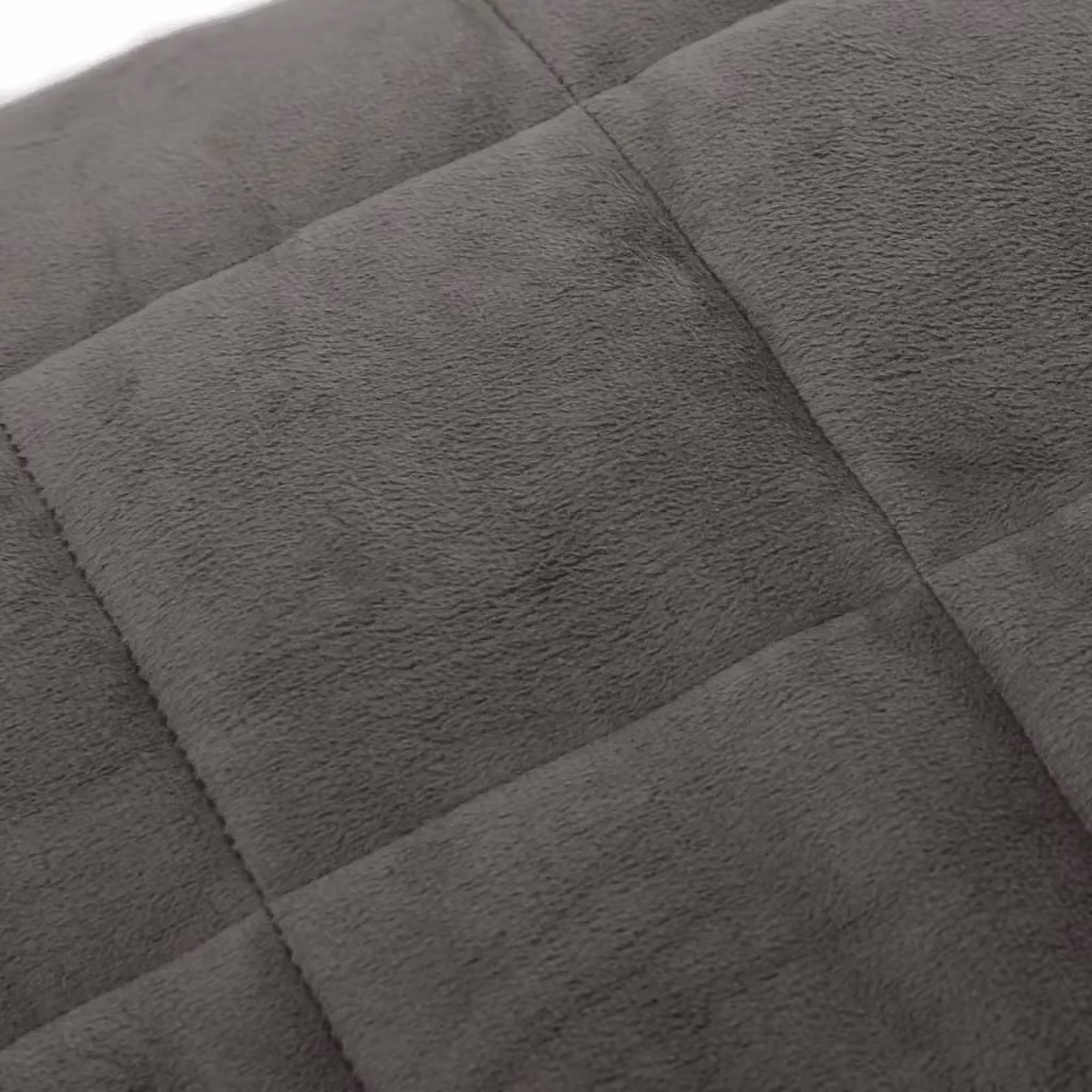 Berkfield Home Grey Weighted Blanket for Adults, W/D/H: 155 x 220 cm, 11 kg – 3