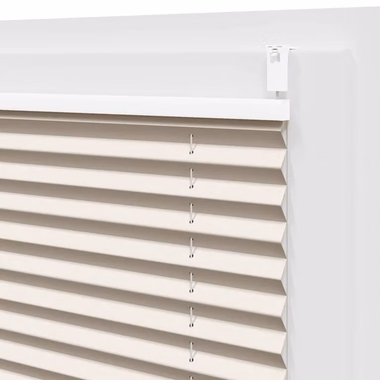 Berkfield Home Single Pleat Plisse Blind in Beige, W: 50 cm, H: 100 cm