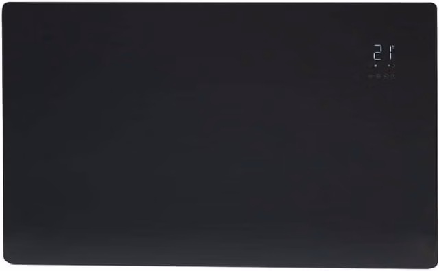 SolAire Vitra Wifi Electric Glass Panel Convector Heater, Black, Wall Mounted or Portable