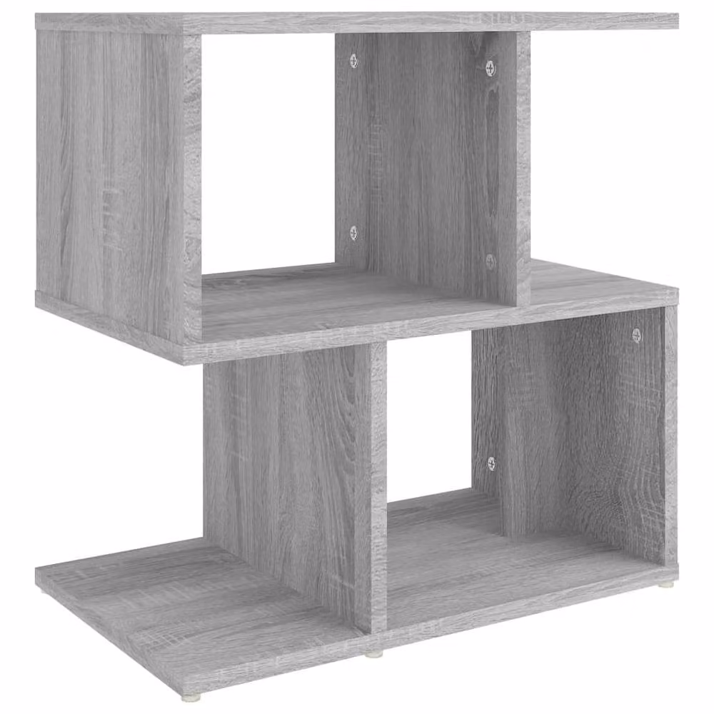 Berkfield Home Modern Bedside Cabinets, 2 Piece Set in Grey Sonoma, W: 50 cm, D: 30 cm, H: 51.5 cm – 3