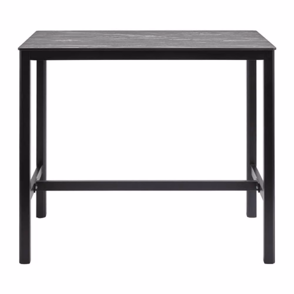 netfurniture Richmond Black Marble Poseur Table with Paris Base W: 119 cm, D: 69 cm, H: 108 cm – 2