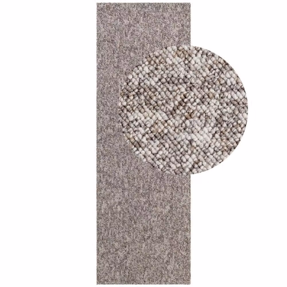 THE RUGS Rocco Plain Flatweave Washable Extra Large Living Room Rug in Taupe, W: 240 cm, L: 340 cm – 2
