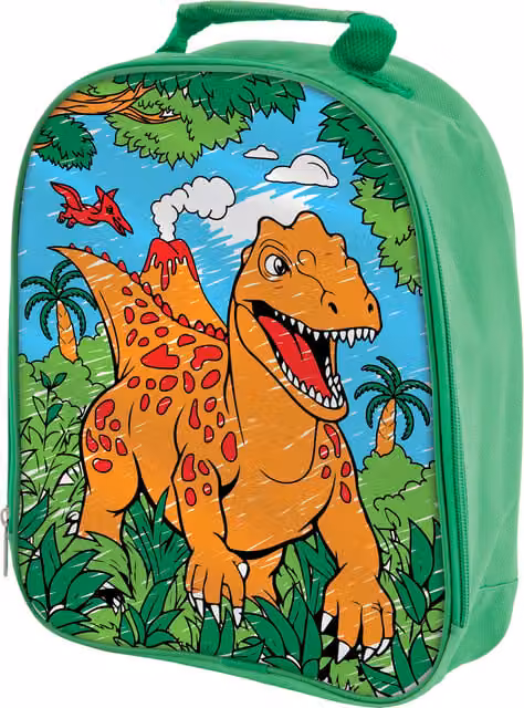 Totum Dino Colour Your Own Creative Animal Drawing Bag in Green