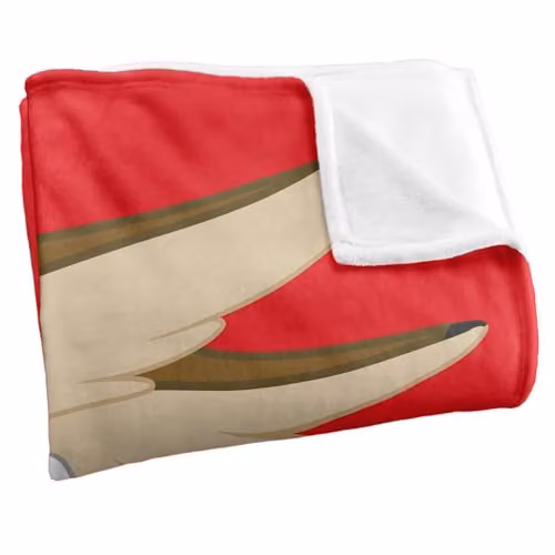 LOGOVISION Looney Tunes Wile E. Coyote Santa Hat Super Soft Fleece Throw Blanket, Multicolour, W: 152 cm, D: 127 cm – 2
