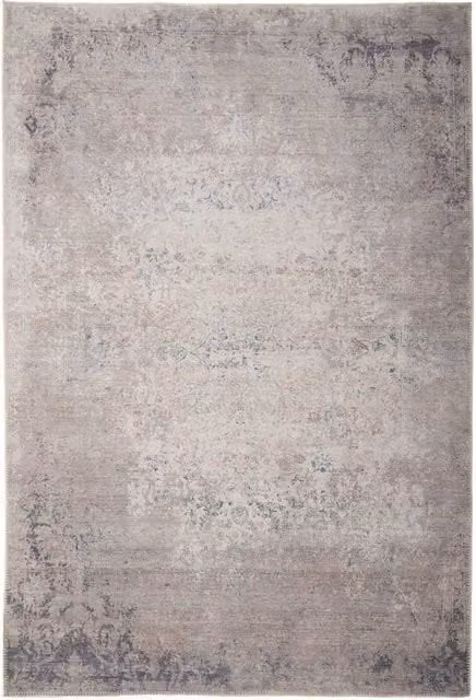 Kukoon Beige Modern Abstract Flatwoven Living Room and Hallway Area Rug, W: 240 cm, D: 330 cm – 1