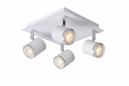 Lucide Rilou Dimmable Adjustable LED Ceiling Spotlight in White