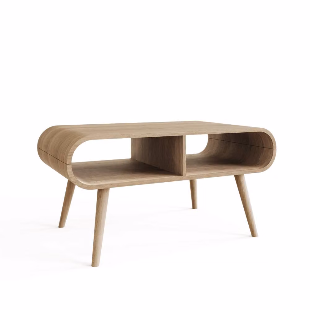 GFW Vionna Curved Mid-Century Coffee Table in Light Oak – 2