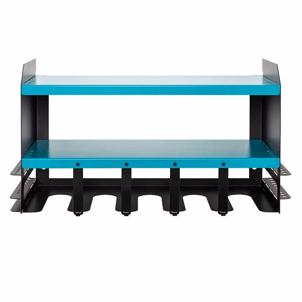 FLAVORA Blue Steel Wall Mounted Workshop Storage Shelving Rack – 1