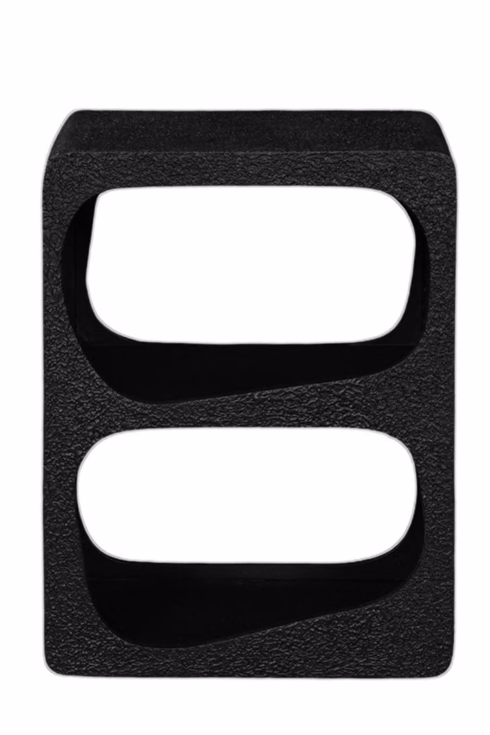 IH Design Otis Block Side End Table in Black, W/D/H: 35 x 35 x 46 cm – 2