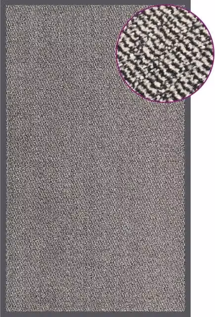 Berkfield Home Non-Slip Tufted Rectangular Doormat, Brown, W: 90 cm, D: 150 cm – 1