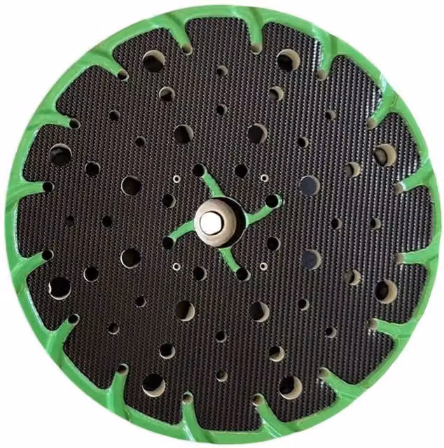 Nordara 150mm Cushion Pad Interface Hard Sanding Pad in Black, W: 10000 mm, H: 520 mm – 1