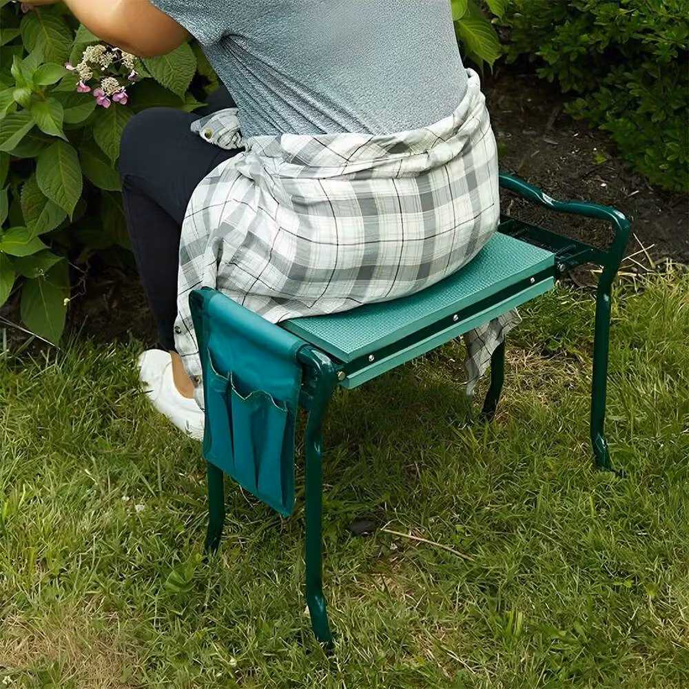 KORVIXA 3-in-1 Garden Kneeler Seat in Green – 4