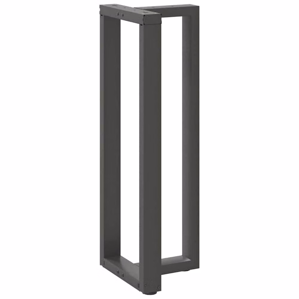 Berkfield Home Modern T-Shaped Bar Table Legs, 2 Pieces, Anthracite, W: 40 cm, D: 35 cm, H: 110-111 cm – 3