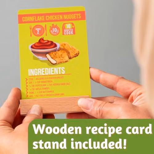 Boxer Gifts Easy Eats Air Fryer Recipe Cards in Multicolour – 2