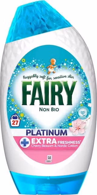 Fairy Non Bio Washing Gel, 891ml, Multicolour