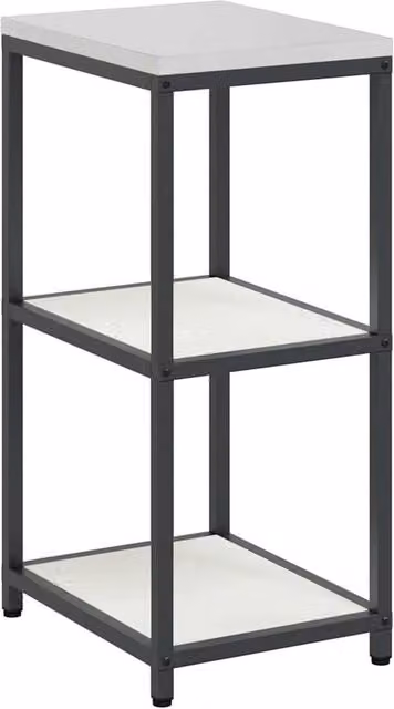 Berkfield Home Kitchen Storage Shelf in White Matt Steel