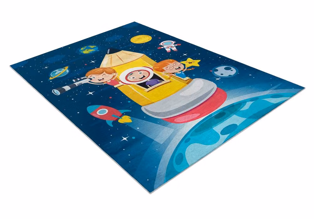 RugsX Bambino Kids Motif Rug in Blue, W/D: 120 x 170 cm – 3