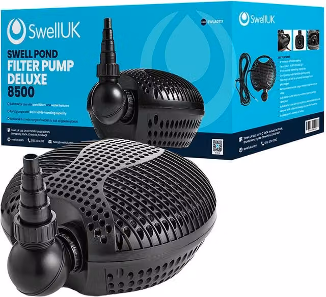 Swell UK Deluxe Filter Pump, 95W, Black