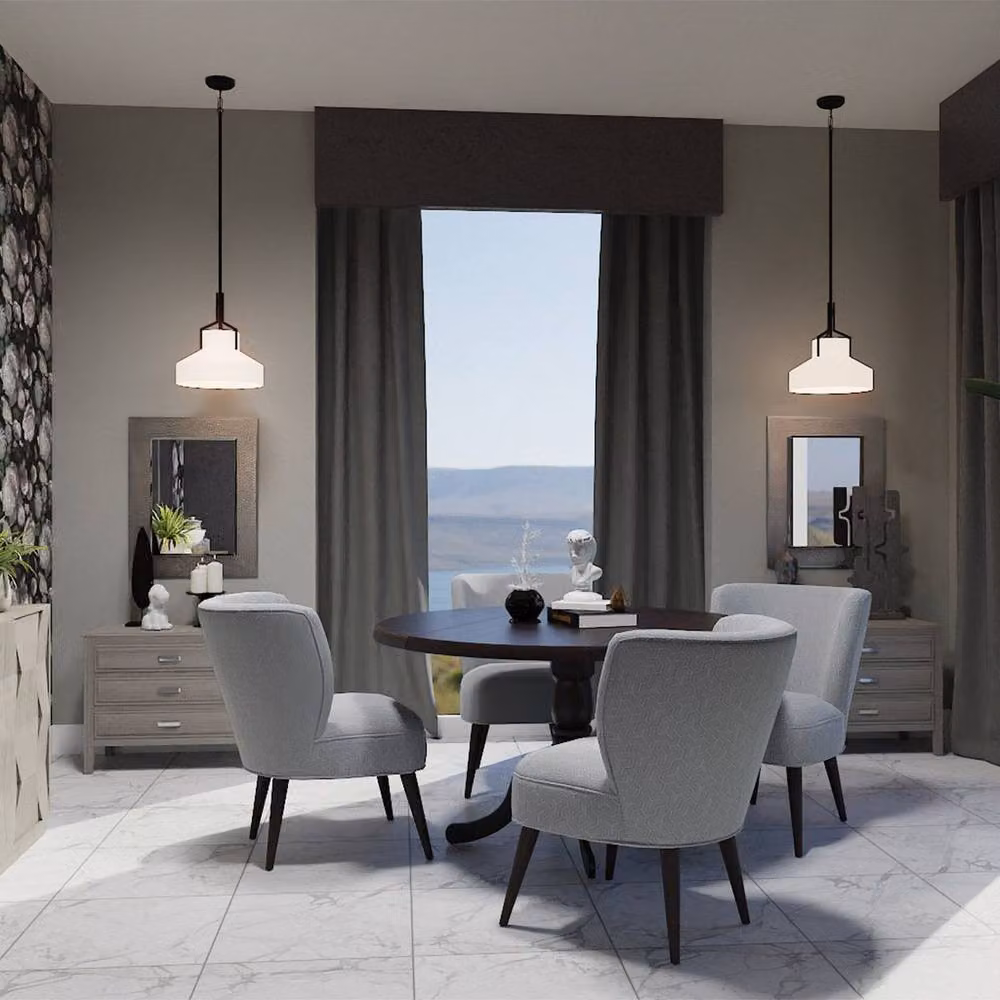 Quoizel Dome Pendant Light in Old Bronze and Brown with Cased Glass Shade, 2x E27 – 3