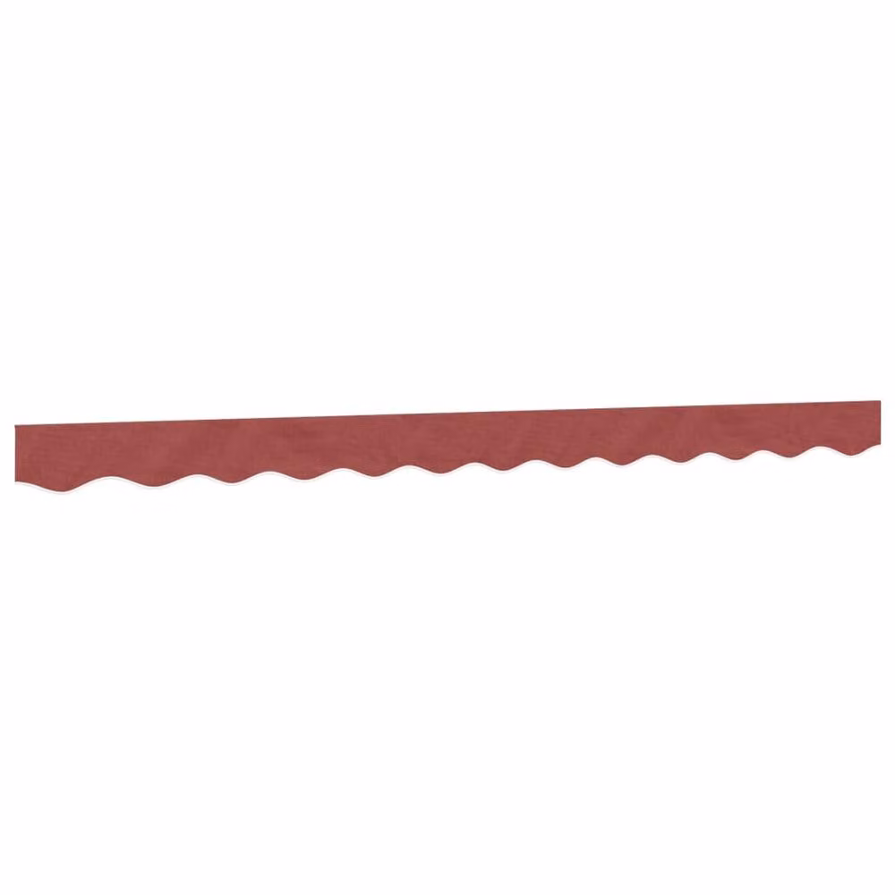 Berkfield Home Replacement Awning Valance Fabric, Burgundy Stripe, Red, Length: 3 m – 2