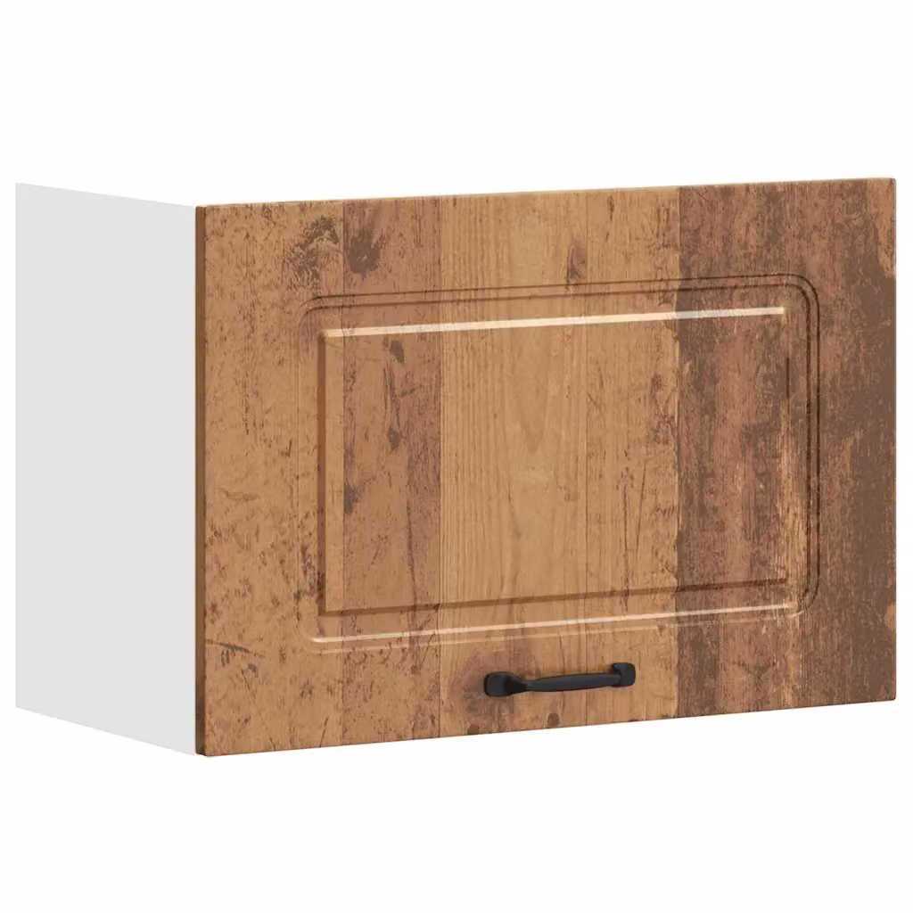 Berkfield Home Kalmar Kitchen Wall Cabinet in Old Wood Brown – 2