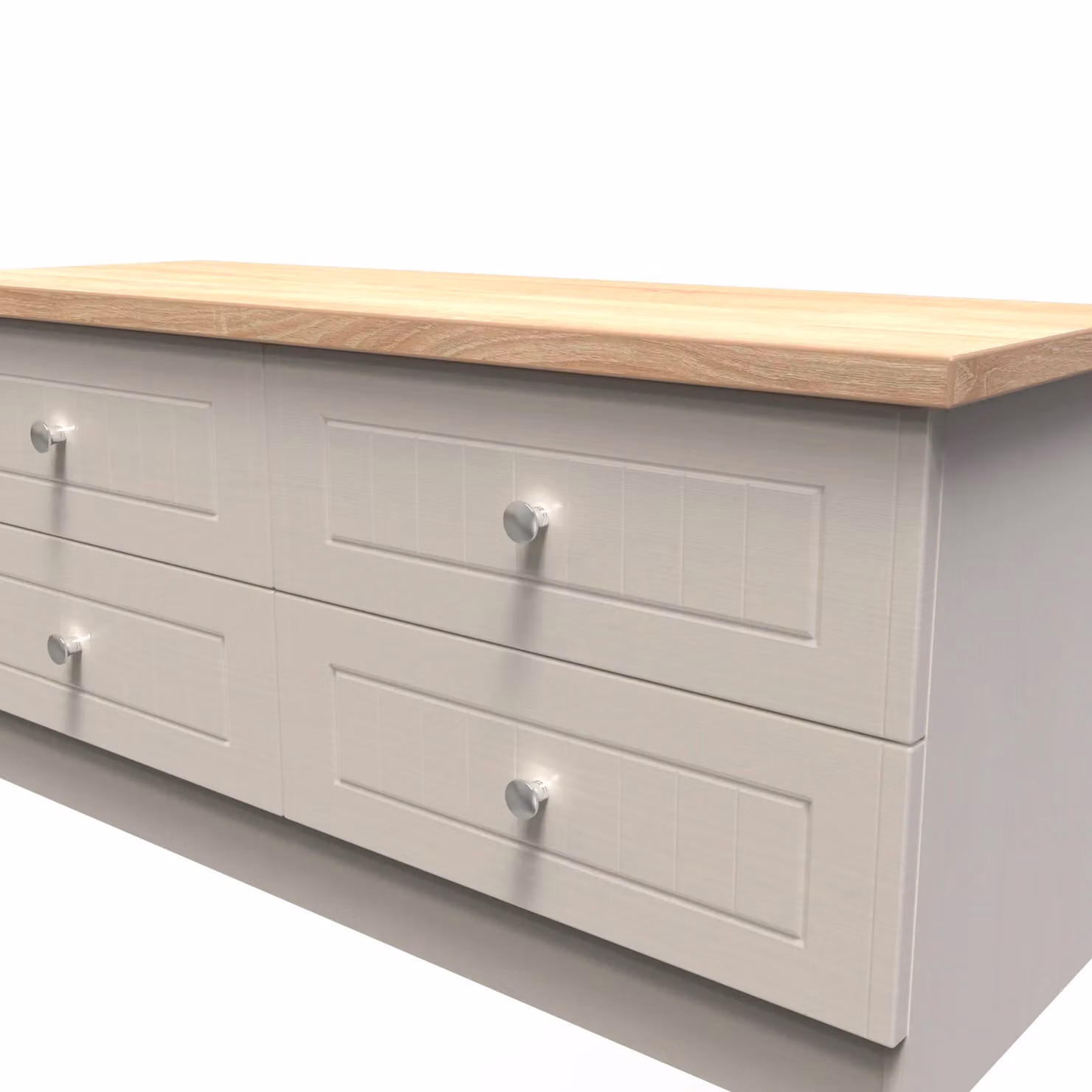 2 U Norton Ready Assembled 4 Drawer Bed Box in Taupe, Small – 2