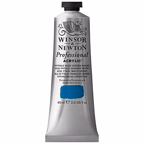 Winsor & Newton Artist Acrylic Paint Blue, 60 ml