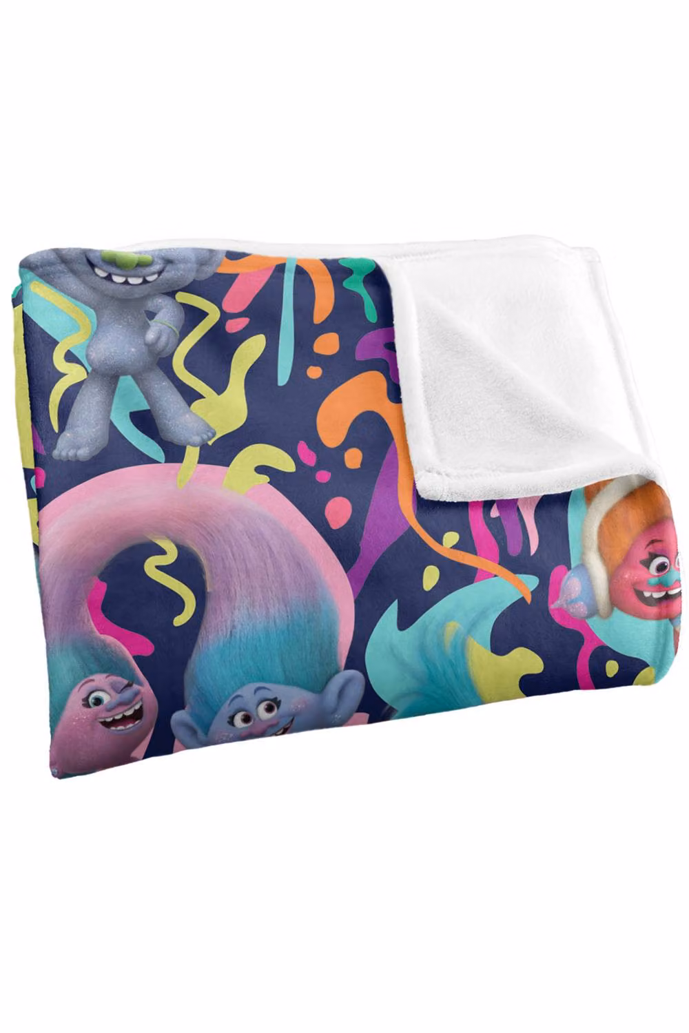 DreamWorks Trolls Super Soft Multicolour Throw Blanket, W: 152 cm, D: 127 cm – 3