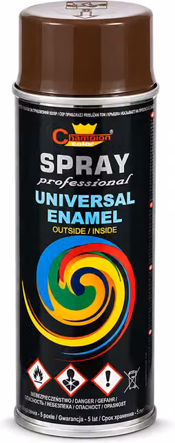 Sola High Gloss Universal Multi-Surface Spray Paint, RAL 8017 Choco Brown, 400 ml