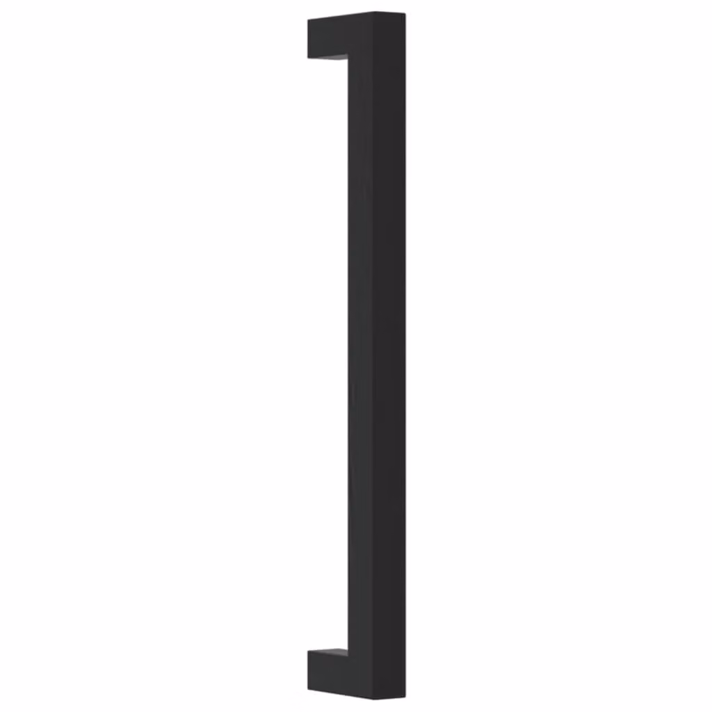 Berkfield Home Matt Black Stainless Steel Bar Cabinet Handles, 5 Pack, Length: 192 mm – 1
