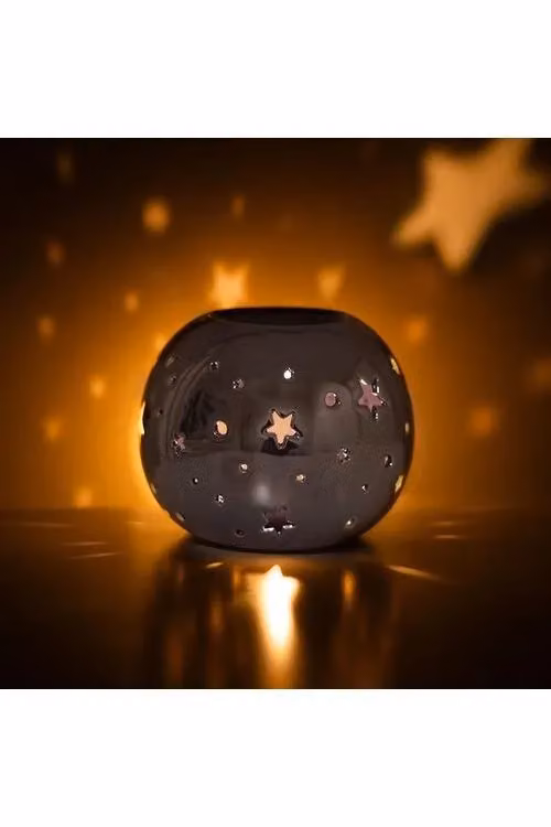KDMD Purple Iridescent Ceramic Star Oil Burner and Wax Warmer – 2