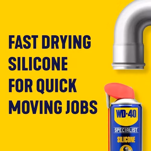 WD-40 Specialist Silicone Spray Lubricant, 400ml – 6