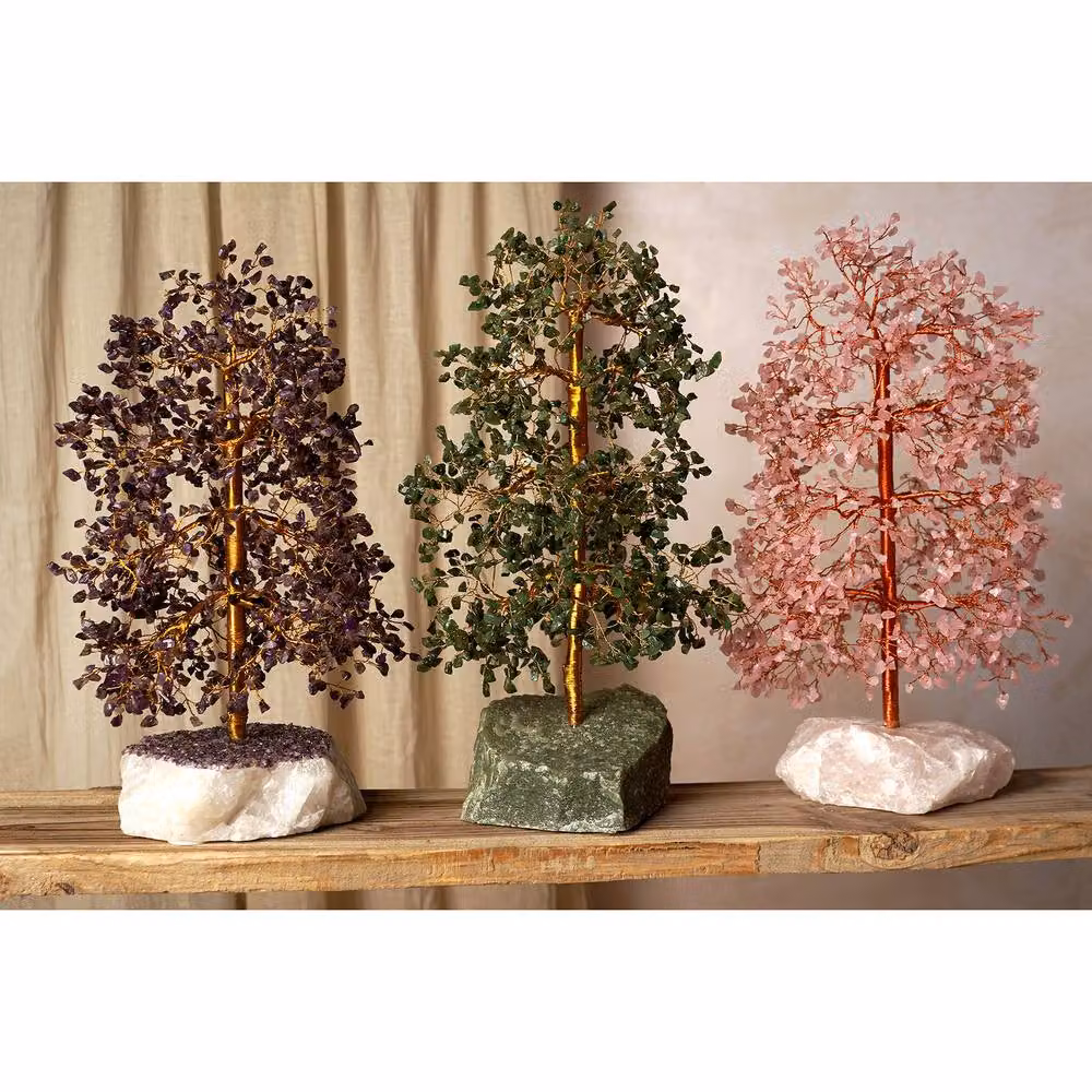 Serenity Aventurine Tree of Life Large Green Stone Tabletop Decoration – 4