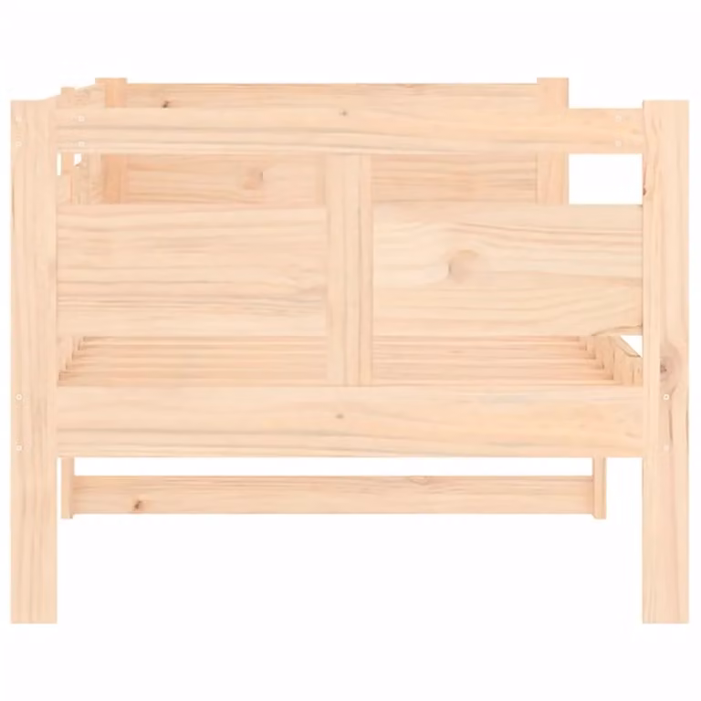 Berkfield Home Rustic Solid Wood Pine Day Bed, Brown, W: 80 cm, L: 200 cm
