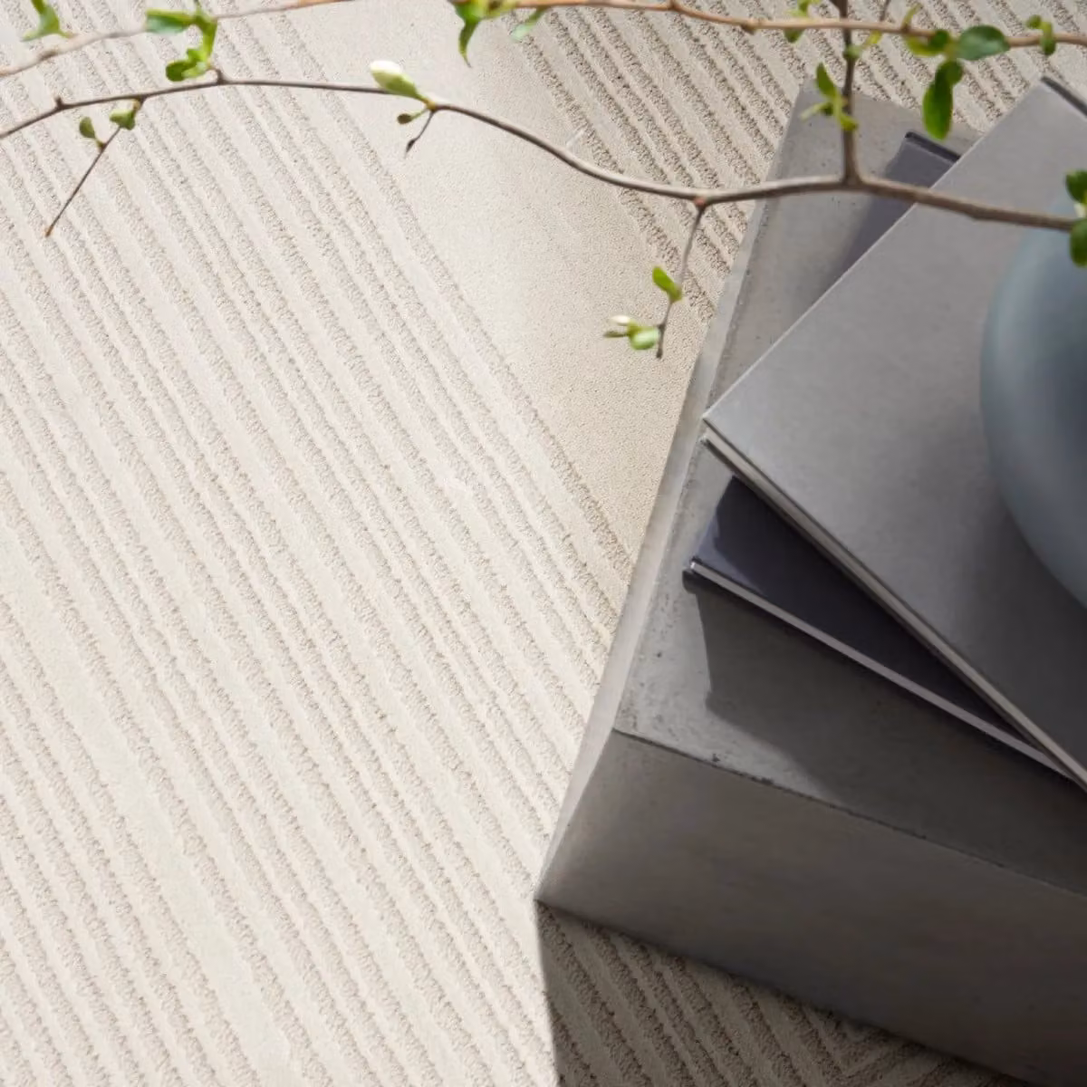 The Rug Shop UK Cream Modern Abstract Polyester Easy To Clean Ivory Area Rug W: 240 cm, D: 300 cm – 2