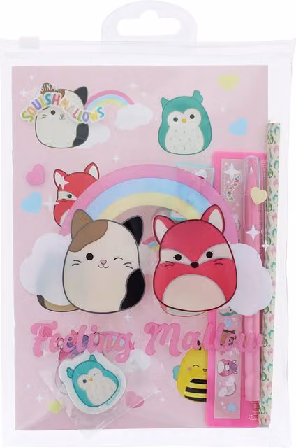 Squishmallow Multicolour School Stationery Set