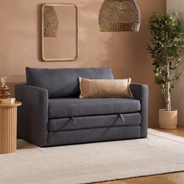 Birlea Eli Grey Fabric Fold Out Sofa Bed