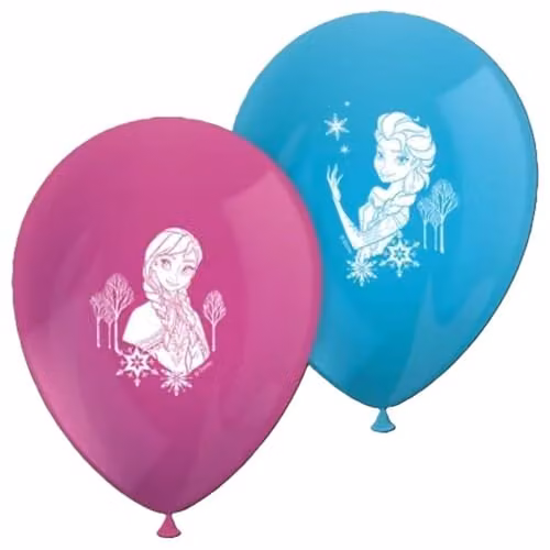 Procos Pack of 8 Multicolour Round Rubber Balloons for Childrens Birthday Parties