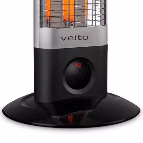 Veito CH1200RT Free Standing Carbon Infrared Heater, Black – 4