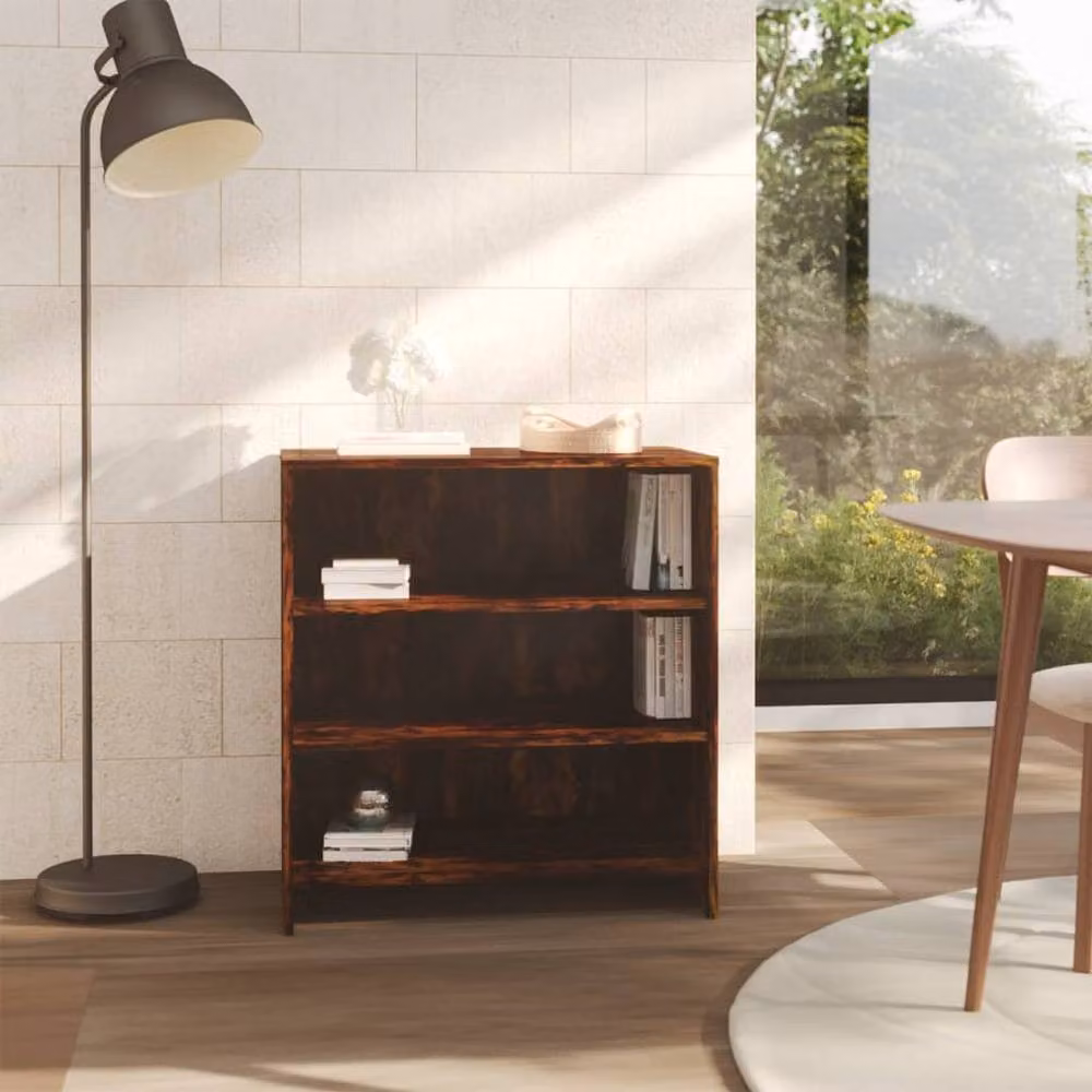 Berkfield Home Modern Smoked Oak Sideboard in Brown, W/D/H: 70 x 40.5 x 75 cm – 3
