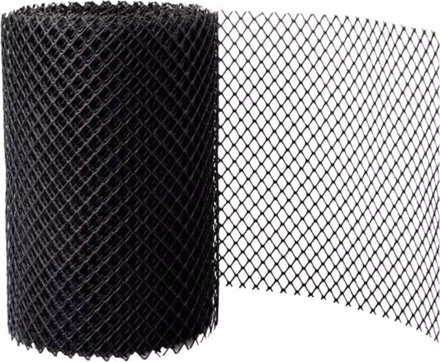 Marco Paul Guttering Mesh Guard Gutter Cover, Black, W: 52 cm, L: 1000 cm – 1