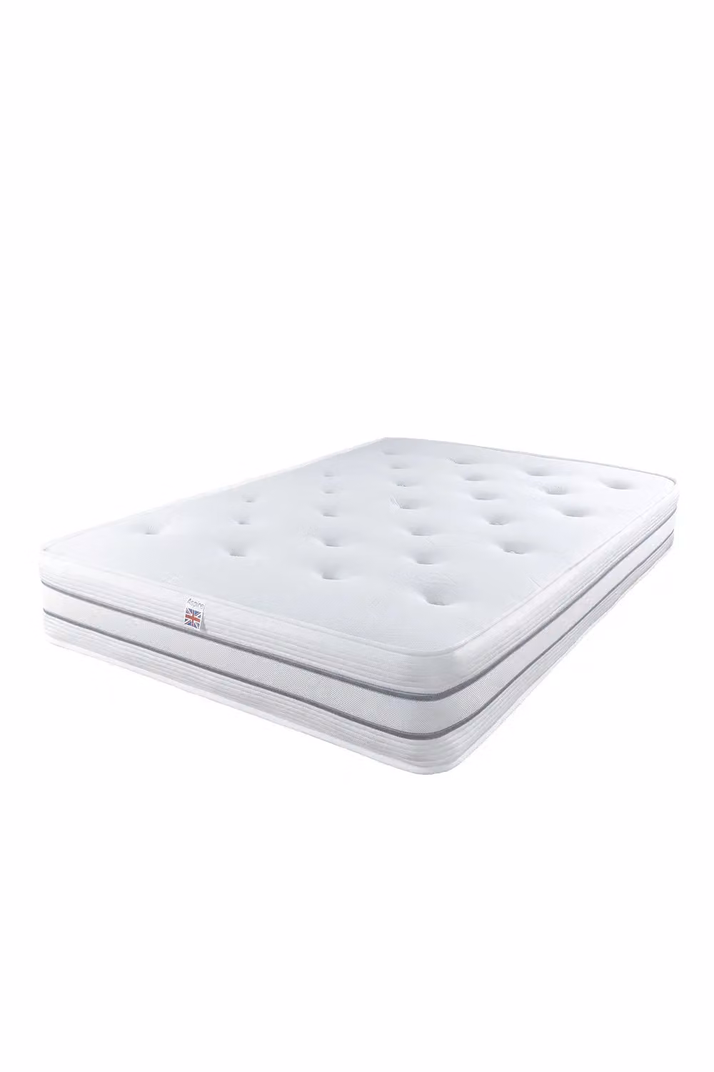 Aspire Cool 1000 Pocket+ Tufted Mattress in White, Double, W: 140 cm, L: 200 cm – 3