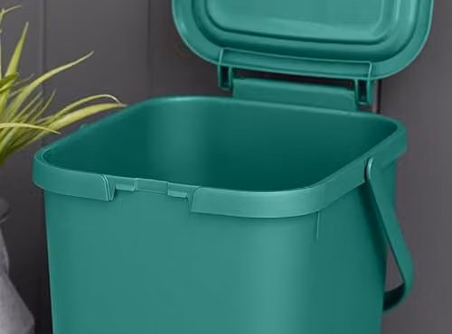 Addis 18L Kitchen Recycling and General Storage Bin with Flip Lid, Green – 3